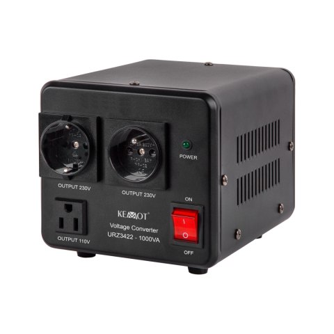 Konwerter napięcia KEMOT 800 W / 1000 VA Kemot