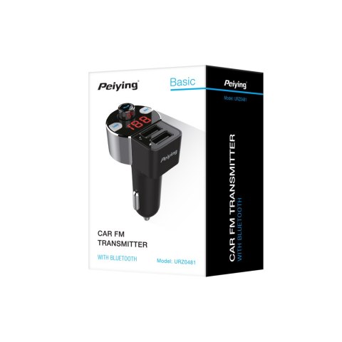 Transmiter samochodowy z funkcją bluetooth (2 gniazda USB) Peiying