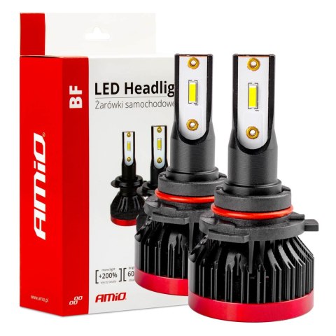 Żarówki samochodowe led seria bf hb4 9006 6000k canbus amio-02247 AMiO