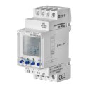 Elektroniczny programator czasowy, 52 programy, 3 języki menu, 2 moduły, DIN TH-35mm Orno