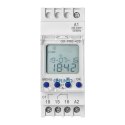 Elektroniczny programator czasowy, 52 programy, 3 języki menu, 2 moduły, DIN TH-35mm Orno