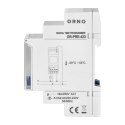 Elektroniczny programator czasowy, 52 programy, 3 języki menu, 2 moduły, DIN TH-35mm Orno