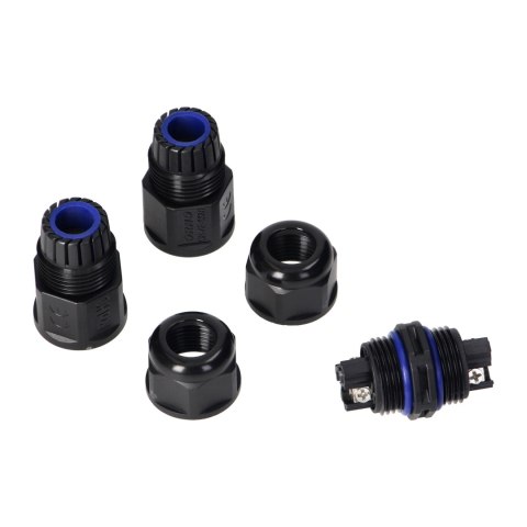 Konektor kablowy prosty IP68, 3x4mm-, 450V/25A Orno