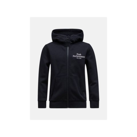 Bluza Peak Performance Jr Original Zip Hood czarny Peak Performance