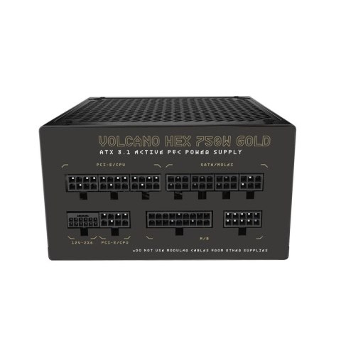 MODECOM ZASILACZ VOLCANO HEX 750W GOLD ATX 3.1 MODECOM