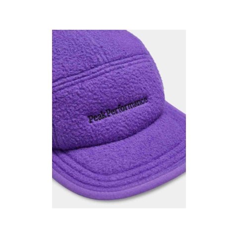 Czapka z daszkiem Peak Performance Fleece Cap fioletowy Peak Performance