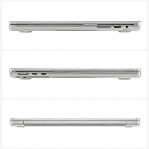 Etui Tech-Protect Softshell na MacBook Air 13" 2023 / 2024 / 2025 / 2026 - przezroczyste Tech-Protect