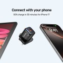 UNITEK ŁADOWARKA SIECIOWA 2X GAN USB-C & USB-A 20W CZARNA Unitek
