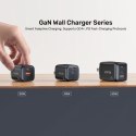 UNITEK ŁADOWARKA SIECIOWA 2X GAN USB-C & USB-A 20W CZARNA Unitek