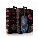 GEMBIRD GAMINGOWA MYSZ Z PODŚWIETLENIEM RGB USB, CZARNA Gembird