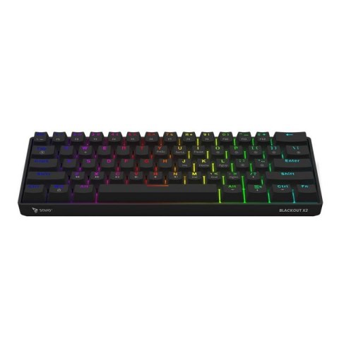 SAVIO KLAWIATURA MECHANICZNA BLACKOUT X2 OUTEMU BLUE HOT SWAP Savio