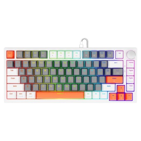 SAVIO KLAWIATURA MAGNETYCZNA ASTRAL WHITE OUTEMU WHITE JADE RGB 3 KOLORY KEYCAPÓW Savio