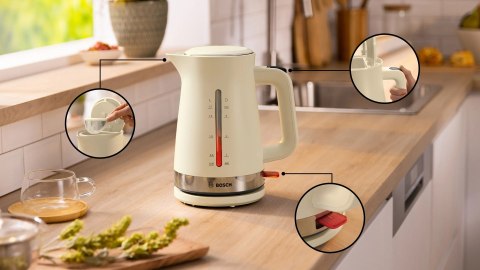 Czajnik Bosch MyMoment TWK4M227 (2400W; kremowy) BOSCH
