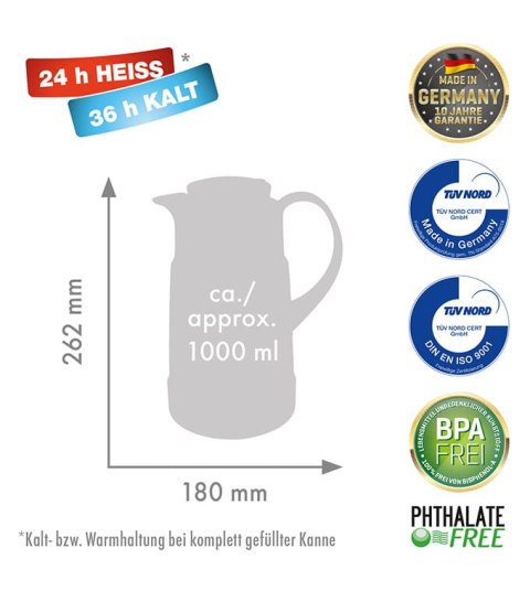 Dzbanek termos ROTPUNKT 320 1,0 l ristretto Rotpunkt
