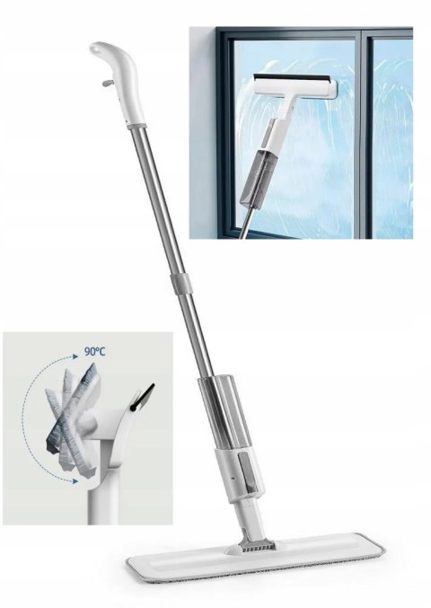 MOP ze SPRYSKIWACZEM+MYJKA DO OKIEN 3w1 SPRAY MOP Promis ULTRAMOP Promis