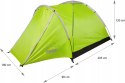 Namiot Turystyczny 3 os. ALPENAIR PRO Promis NT80 Promis