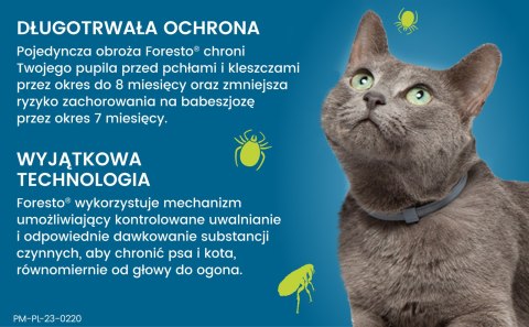 Bayer Foresto Obroża Dla Kotów I Psów 38cm Elanco