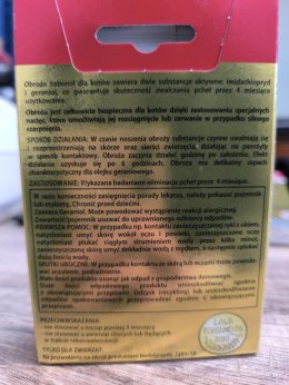 Sabunol Obroża Przeciw Pchłom Dla Kota Czerwona 35cm Laboratorium DermaPharm