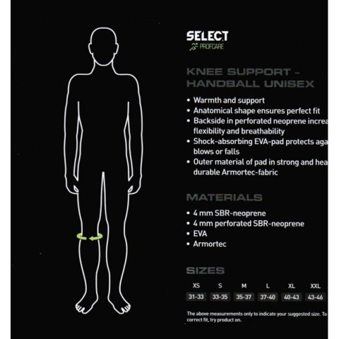 Ochraniacz kolana SELECT Profcare Neopren W 6202W Select