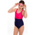 Strój kąpielowy Aqua-Speed EMILY Junior granatowo-różowy Aqua-Speed