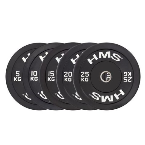 Talerz olimpijski HMS BLACK BUMPER 10 kg BBR10 HMS