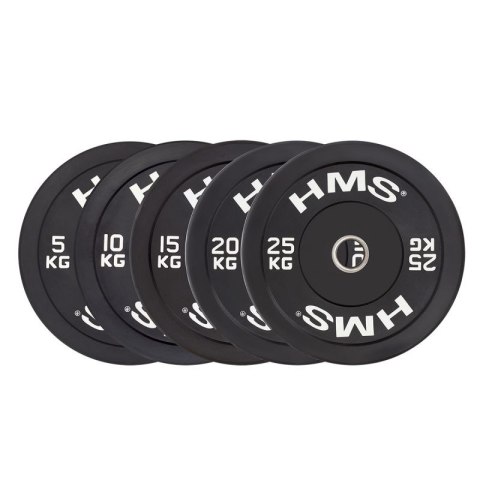 Talerz olimpijski HMS BLACK BUMPER 10 kg BBR10 HMS