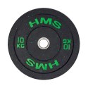Talerz olimpijski HMS BUMPER GREEN 10 kg HTBR10 HMS