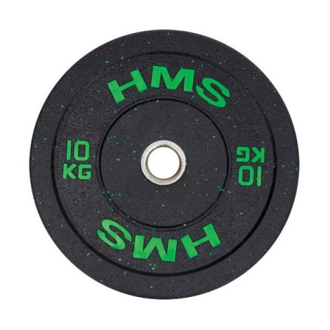 Talerz olimpijski HMS BUMPER GREEN 10 kg HTBR10 HMS