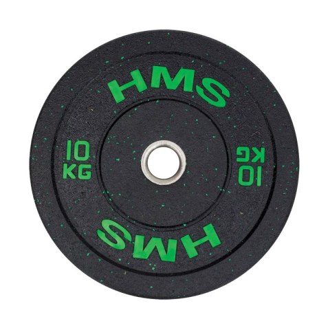 Talerz olimpijski HMS BUMPER GREEN 10 kg HTBR10 HMS