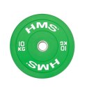 Talerz olimpijski HMS GREEN BUMPER 10 kg CBR10 HMS