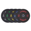 Talerz olimpijski HMS RED BUMPER 25 kg HTBR25 HMS