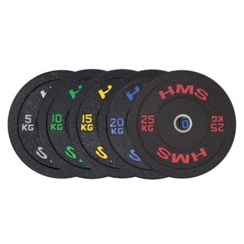 Talerz olimpijski HMS RED BUMPER 25 kg HTBR25 HMS