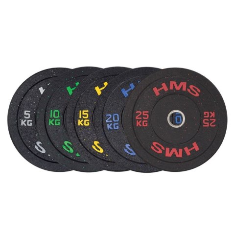 Talerz olimpijski HMS RED BUMPER 25 kg HTBR25 HMS