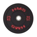 Talerz olimpijski HMS RED BUMPER 25 kg HTBR25 HMS