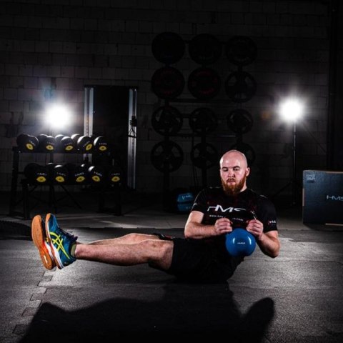Kettlebell żeliwny Blue HMS KNV04 HMS