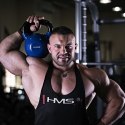 Kettlebell żeliwny Blue HMS KNV04 HMS