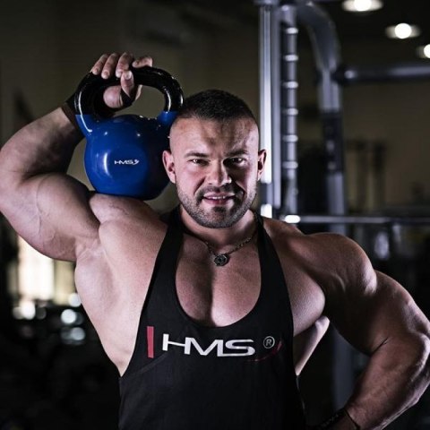 Kettlebell żeliwny Blue HMS KNV04 HMS