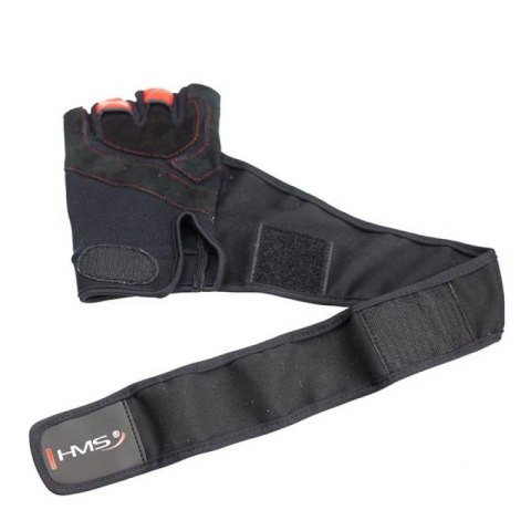 Rękawice na siłownię Black/Red HMS RST01 r.L HMS