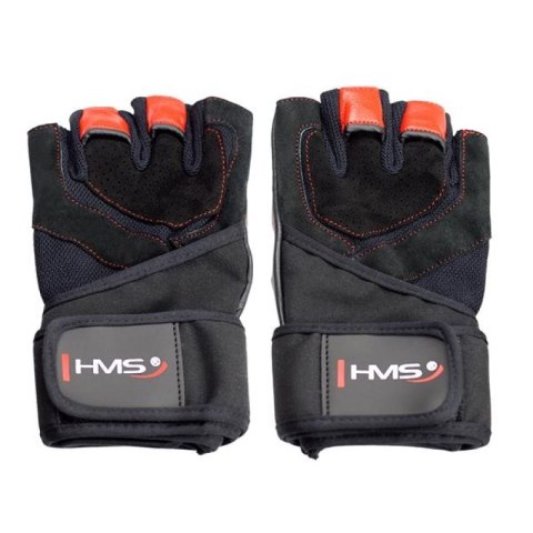 Rękawice na siłownię Black/Red HMS RST01 r.M HMS