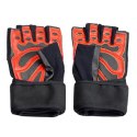 Rękawice na siłownię Black/Red HMS RST01 r.M HMS