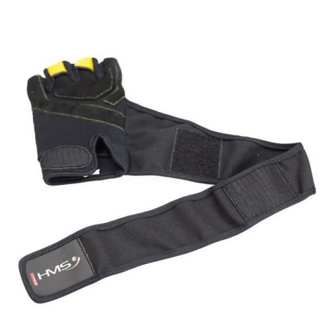 Rękawice na siłownię Black/Yellow HMS RST01 r.L HMS