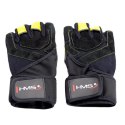 Rękawice na siłownię Black/Yellow HMS RST01 r.XL HMS