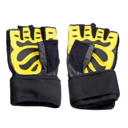 Rękawice na siłownię Black/Yellow HMS RST01 r.XXL Under Armour