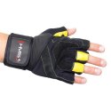 Rękawice na siłownię Black/Yellow HMS RST01 r.XXL Under Armour