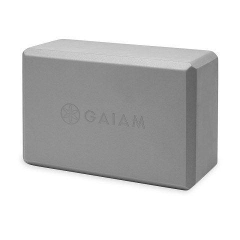 Kostka do jogi z pianki GAIAM szara 61350 Gaiam
