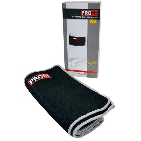 PAS NEOPRENOWY PROFIT SZEROKI 125X30X03cm CZARNY DK5063 PROfit