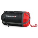 Śpiwór High Peak Ranger (180x75cm) granatowo/czerwony L-zip 26030 Peak