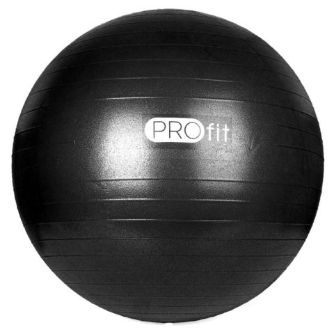 Piłka gimnastyczna PROfit 85cm czarna z pompką DK2102 Inny