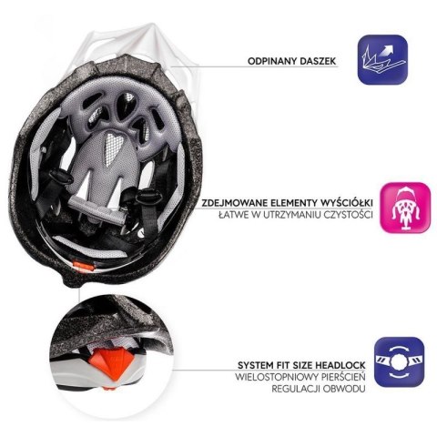 Kask rowerowy Meteor MV29 Drizzle 24715-24717 Meteor