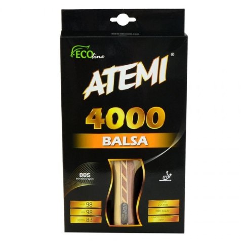 Rakietka do tenisa stołowego Atemi 4000 Balsa Concave 17204 Atemi